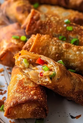 Crispy Crab Cake Egg Rolls: A Savory Seafood Snack Delight