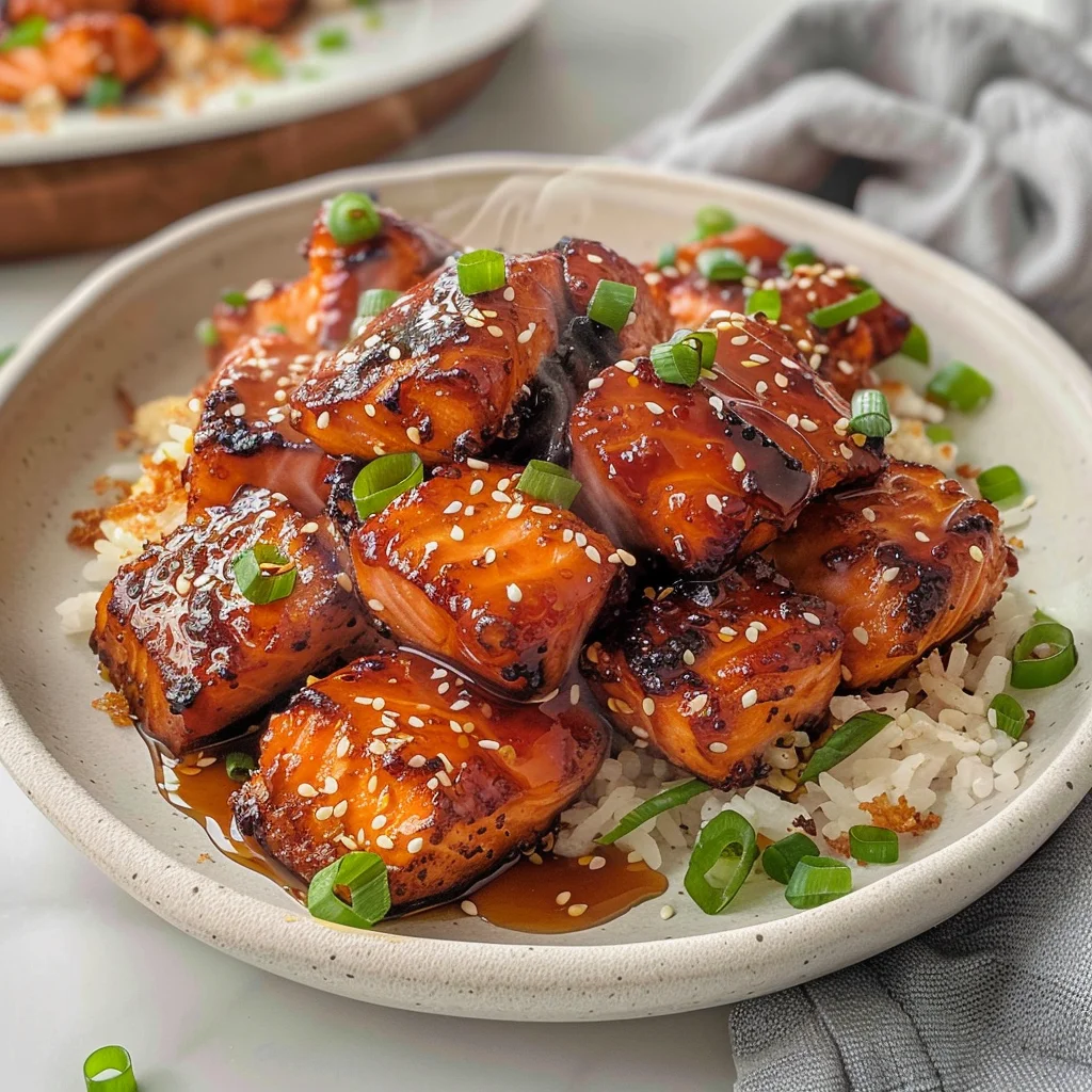Crispy Honey Garlic Salmon Bites: A Flavor-Packed Delight for Any Occasion