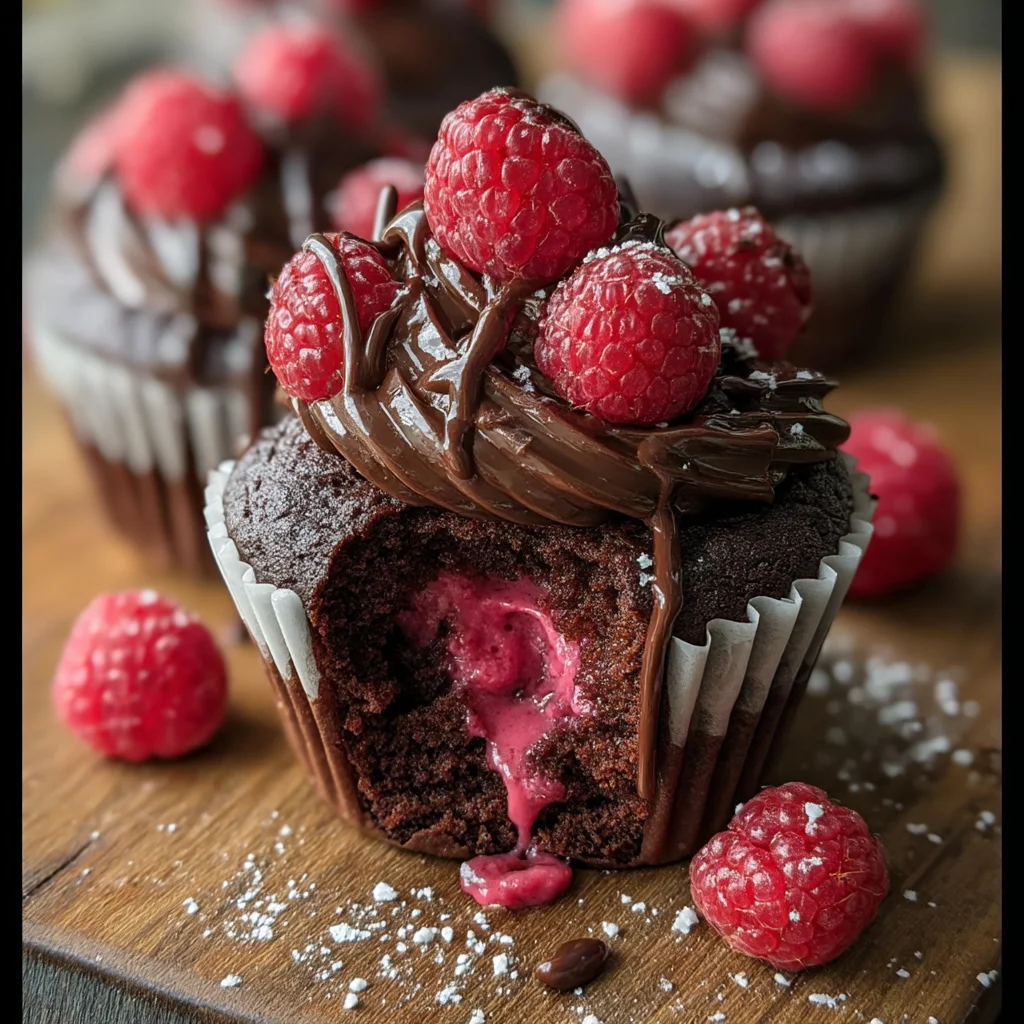 Decadent Raspberry Chocolate Lava Cupcakes You'll Adore