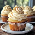 Easy Almond Cupcakes (With Almond Buttercream)