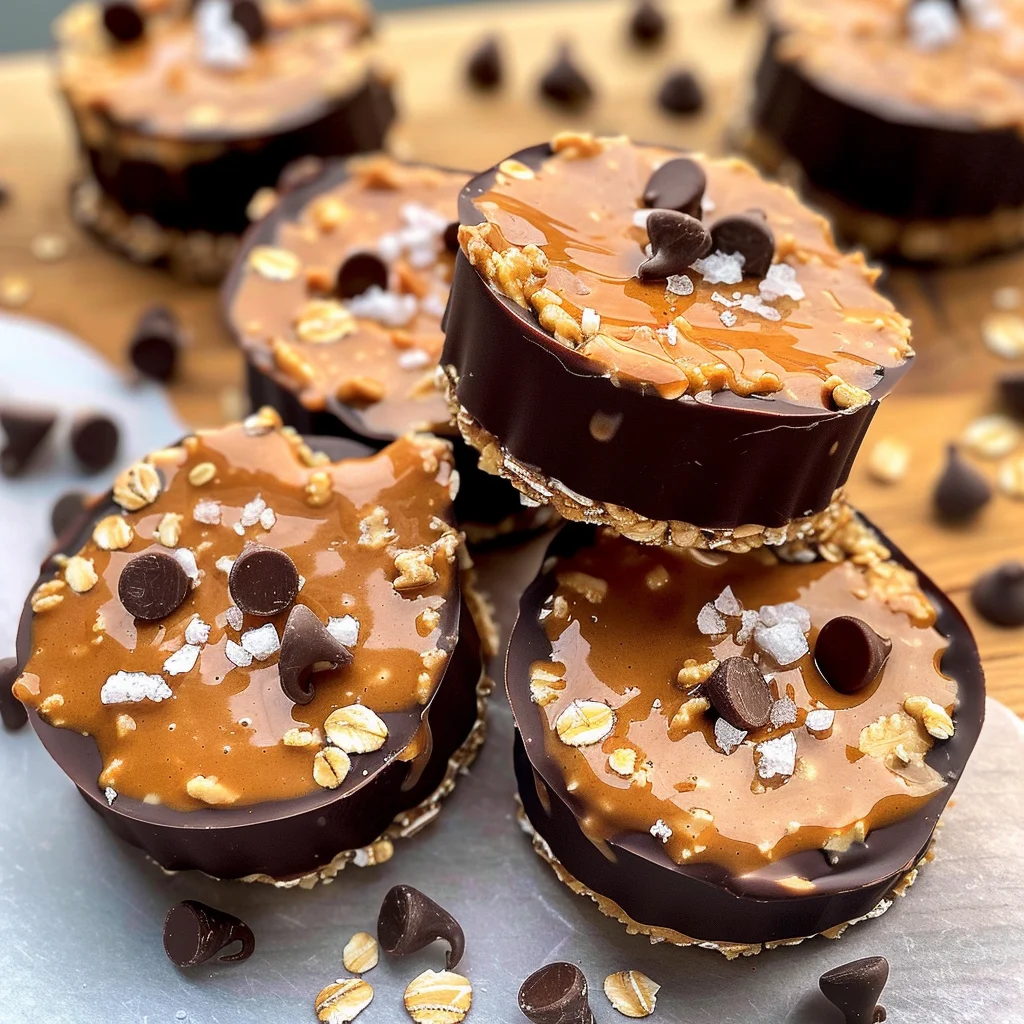 Easy No Bake Peanut Butter Oat Cups