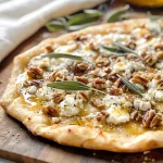 Grilled Honey Goat Cheese Pizza