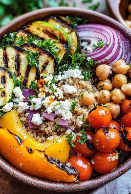 Healthy Grilled Mediterranean Bowl