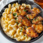 Honey Pepper Chicken Mac and Cheese