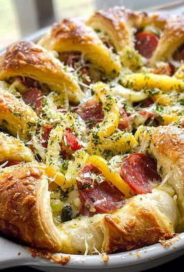 Italian Crescent Roll Sandwich Bake - Easy Party Favorite