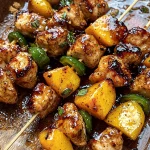 Jalapeno Peach Chicken Skewers