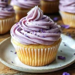 Lavender Earl Grey Tea Cupcakes
