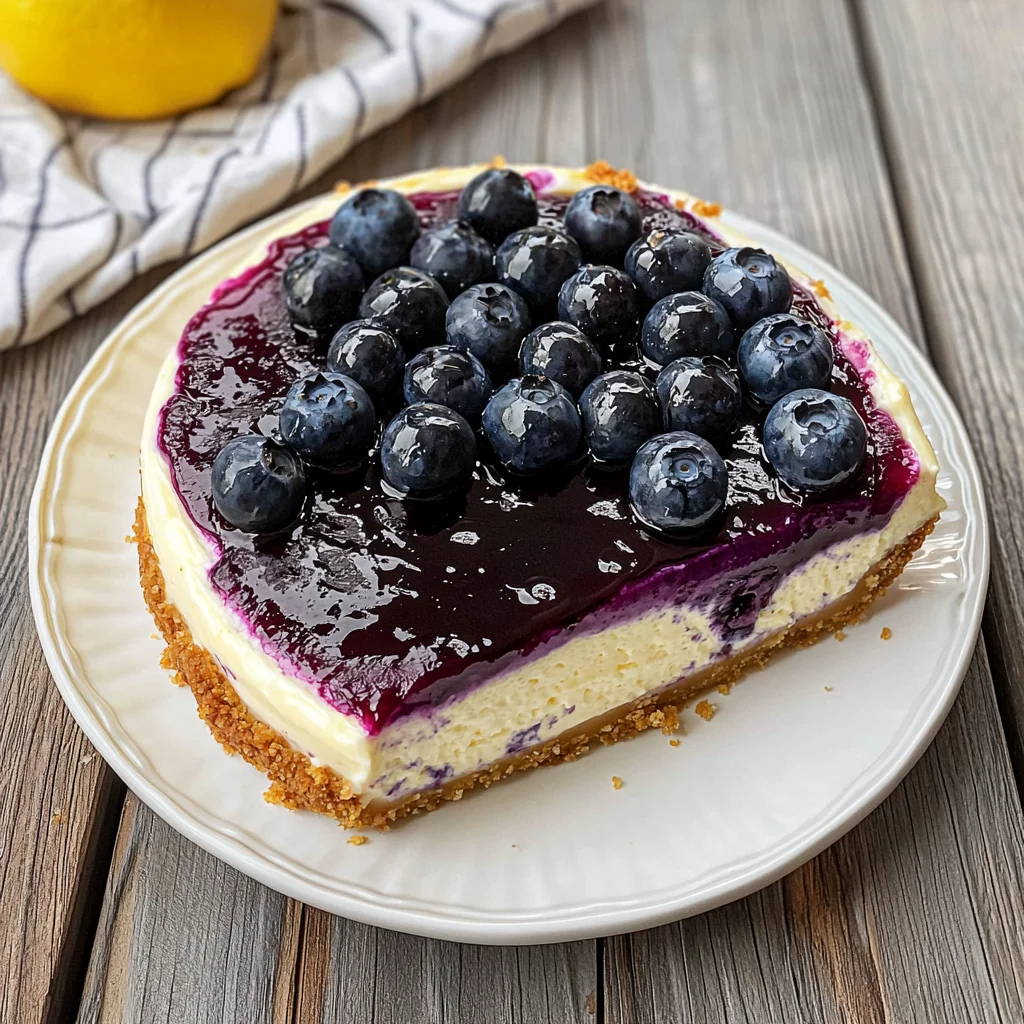 Lemon Blueberry Cheesecake