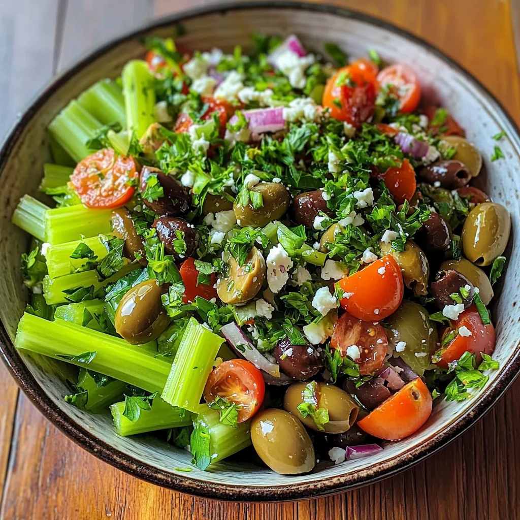 Mediterranean Celery Salad