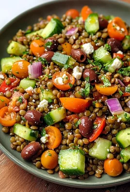 Mediterranean Lentil Salad