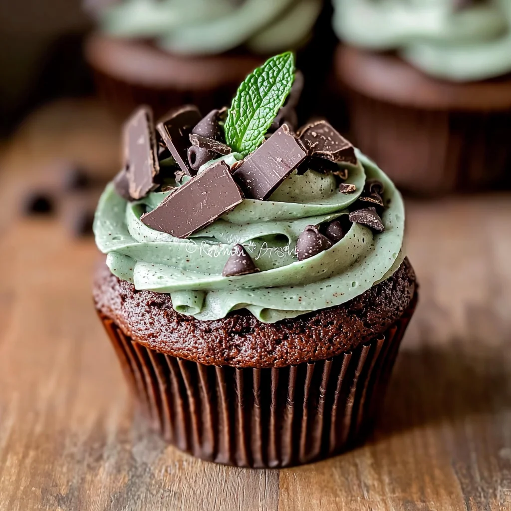 Mint Chocolate Cupcakes