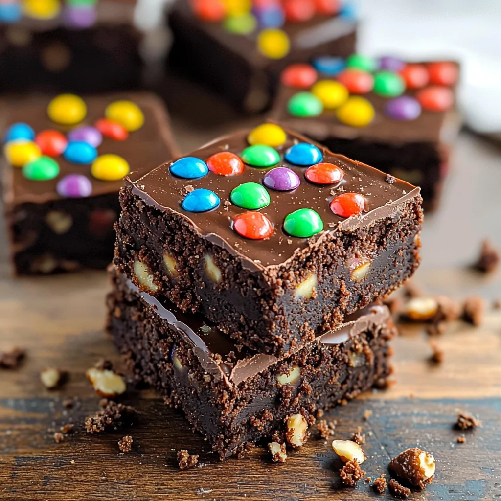 No-Bake Vegan Cosmic Brownies