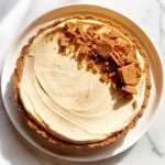No Bake Cookie Butter Cheesecake