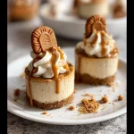 No Bake Mini Biscoff Cheesecakes