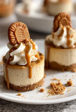 No Bake Mini Biscoff Cheesecakes
