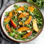 Peach Arugula Salad