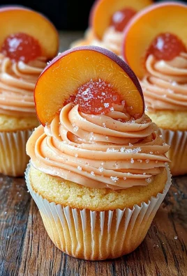 Peach Bellini Cupcakes