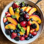 Peach Berry Fruit Salad