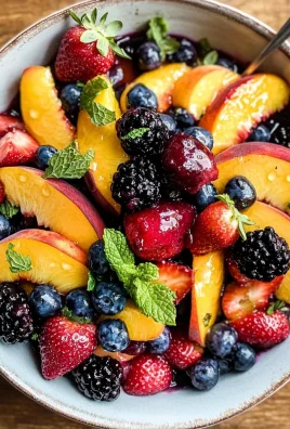 Peach Berry Fruit Salad