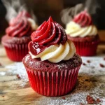Red Velvet Molten Lava Cupcakes Recipe