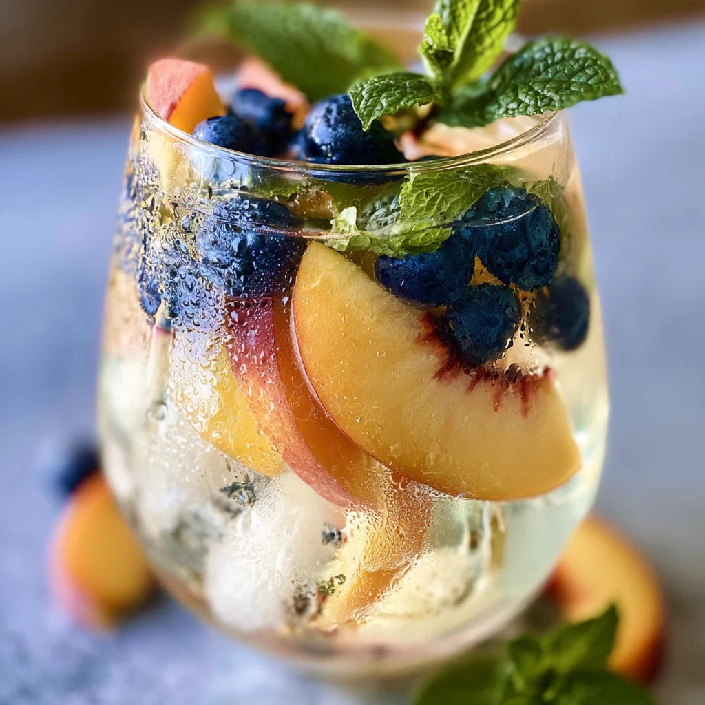 Refreshing Peach Sangria