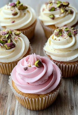 Rose and Pistachio Cupcakes: A Floral Delight