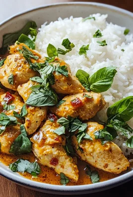 Spiced Coconut Basil Chicken with Rice: A Flavorful Delight