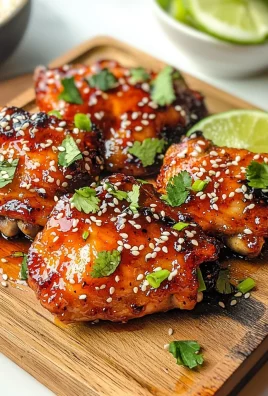 Sticky Sweet Chili Chicken Thighs in Air Fryer