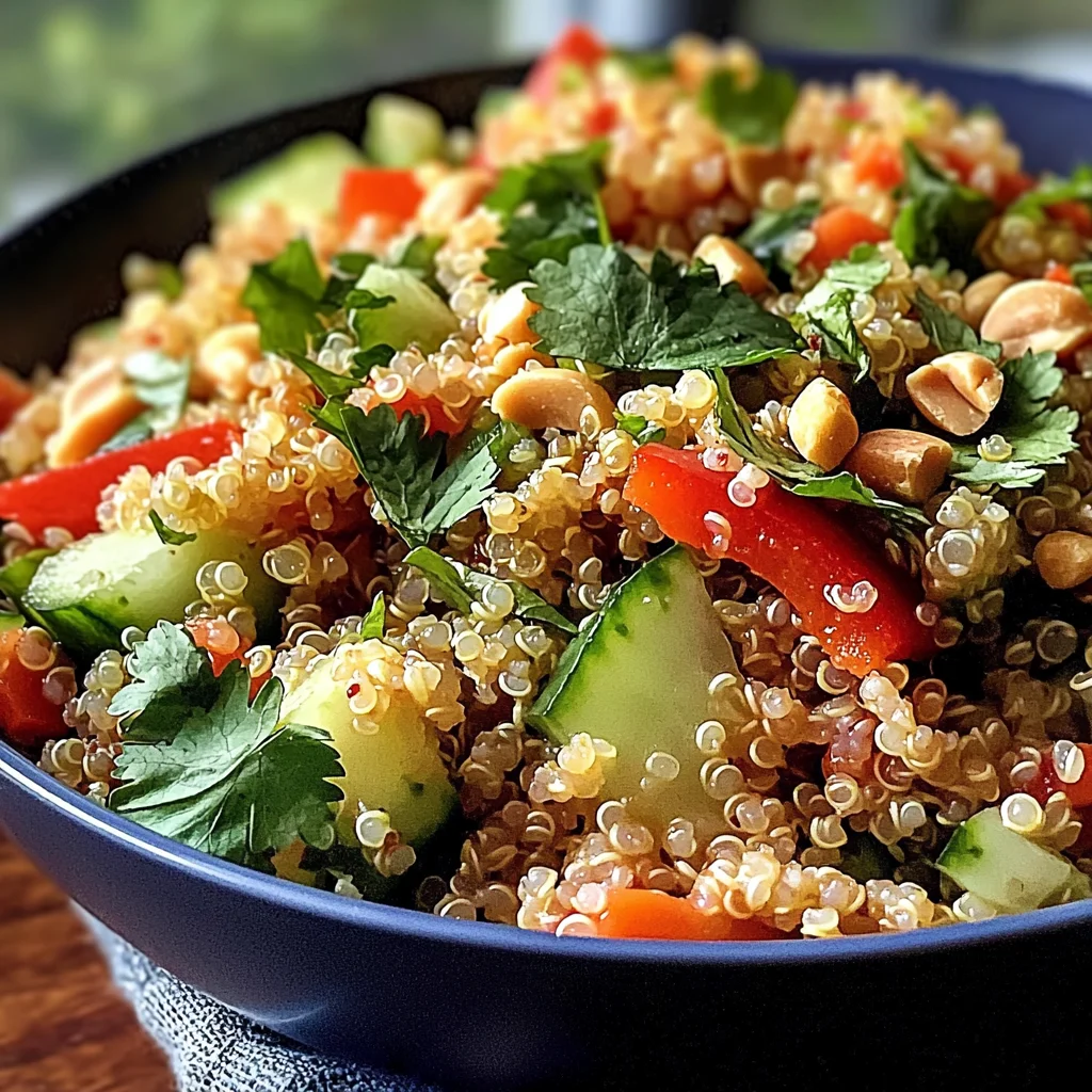 Thai Quinoa Crunch Salad: A Refreshing Healthy Delight!
