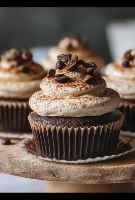 Tiramisu Cupcakes – Espresso-Infused, Creamy Frosting