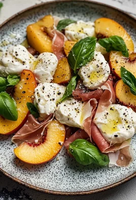 10-Minute Peach & Burrata Salad