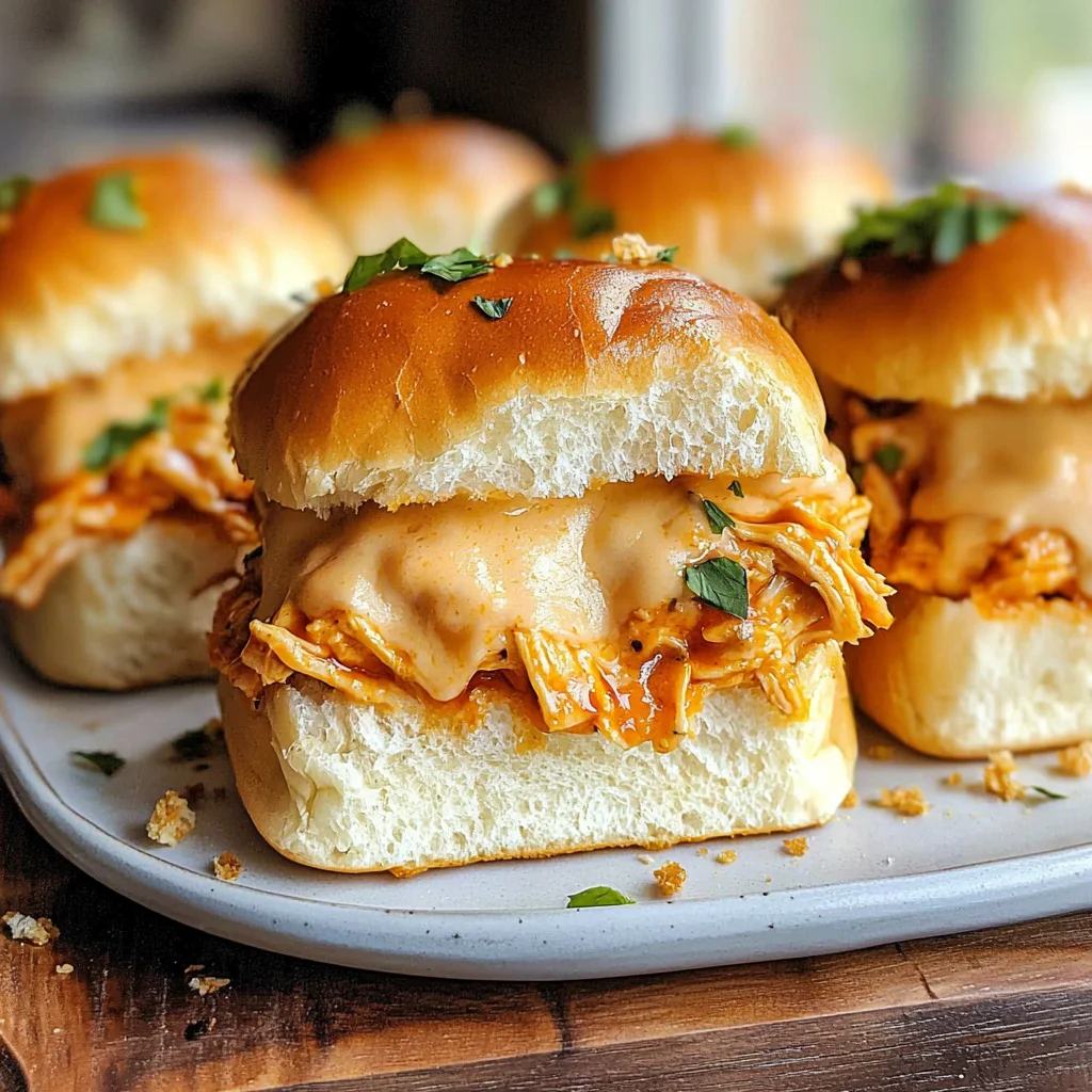 Buffalo Chicken Sliders