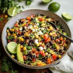 Chili-Lime Quinoa Black Bean Salad with Corn