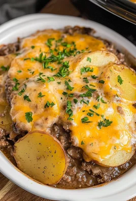 Crockpot Hamburger Potato Casserole